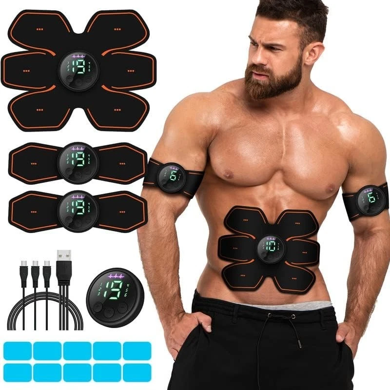 Estimulador ABS compacto y portátil - Equipo de entrenamiento versátil para gimnasios en casa Foto 3 de 4