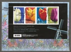 Canada first day cover, 2002 Flower souvenir sheet on interesting envelope[907