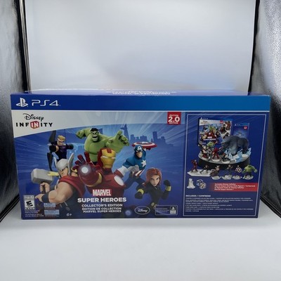 NEW! PS4 Disney Infinity 2.0 Marvel Super Heroes Collector's Ed. W/Giant Base