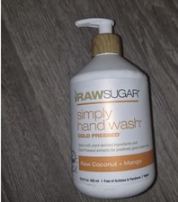 Raw Sugar Simply Hand Wash Cold Pressed Coconut Mango 16.9 oz 0.83 per fl oz