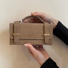 Borsetta Pitonata Lucida Con Tracollina