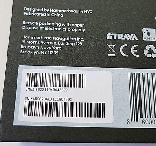 Hammerhead KAROO 2 Strava Ant + New/Free Shipping! - Picture 6 of 8