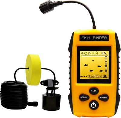 Handheld Fish Finder Portable Fishing Kayak Fishfinder Fish Depth Finder Fishing
