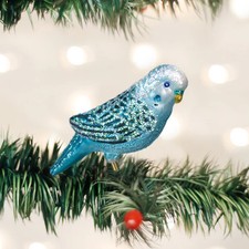 Old World Christmas - Blue Miniature Parakeet - 18138