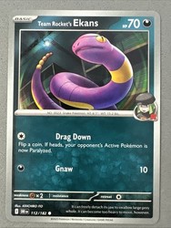 Team Rocket's Ekans 112/182 Destined Rivals