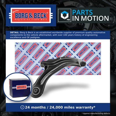 Wishbone / Suspension Arm fits RENAULT CAPTUR Mk1 1.5D Front Lower, Right B&B