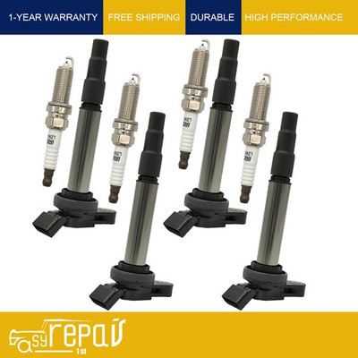 4pcs Ignition Coil & Spark Plug for 2016-2016 Scion iM 9091902252