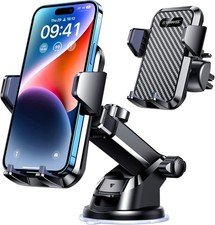 Strong Suction Car Phone Mount Dashboard Windshield Holder for iPhone Samsung