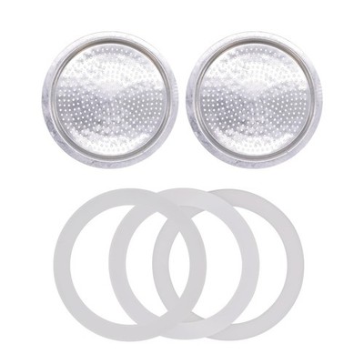 6 Cup Coffee Gasket for Bialetti Moka Pots Express