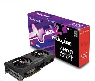 AMD Radeon RX 9070 Sapphire PULSE 16GB GDDR6 PCle 5.0 OVP GPU