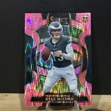 2025 Panini Select - Concourse Kyle McCord #91 Pink Shock Prizm (RC)
