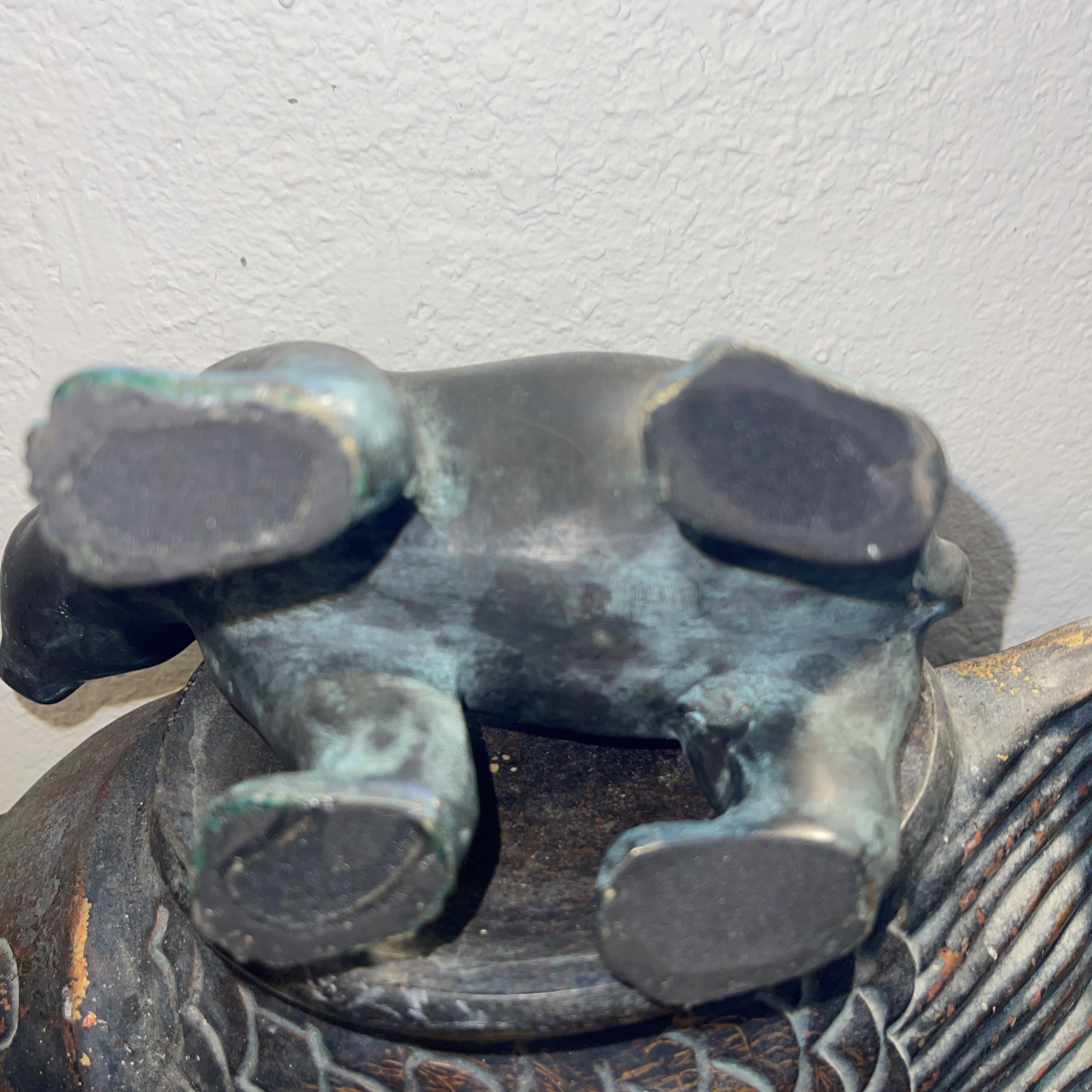 VTG Bronze Pierre Chenet-Style Polar Bears Unmarked