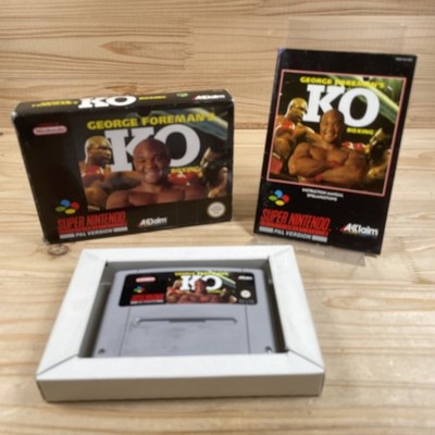 SNES Spiel   George Foreman KO Boxing    Mit Anleitung /OVP   Super Nintendo#B10