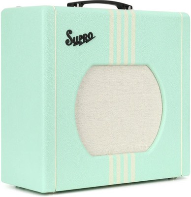 Supro Delta King 12 1 x 12-inch 15-watt Tube Combo Amp - Seafoam Green,