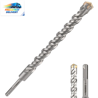 1-Inch X 12-Inch SDS plus Long Drill Sds-Plus Rotary Hammer Drill Bit 4-Cutter C