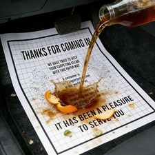 White Car Paper Floor Mats : 50 Pcs Disposable Floor Cars Auto Vehicles Autom...