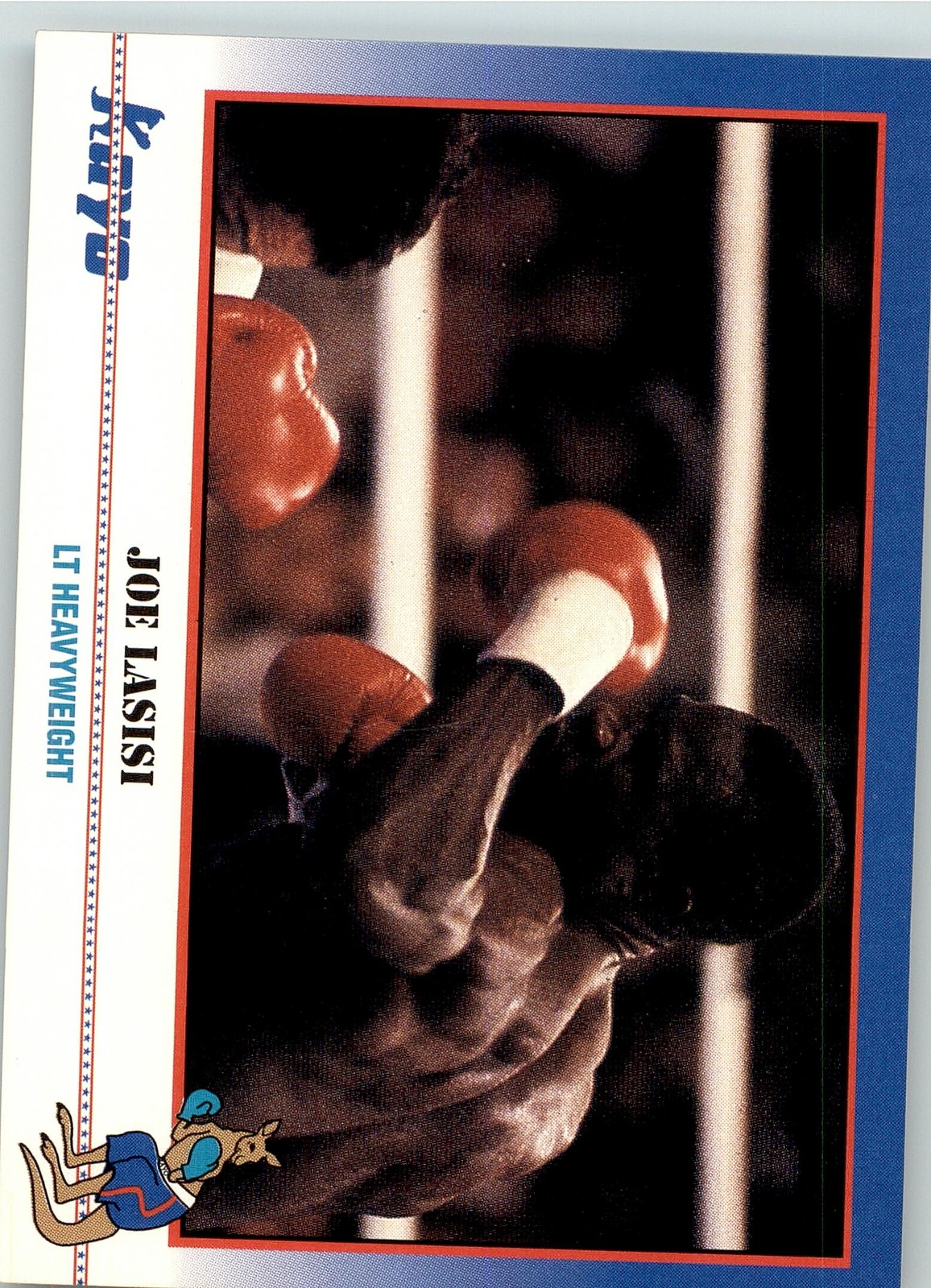 Joe Lasisi #062 Boxing Cards 1991 Kayo trading card — raw and PSA graded price guide