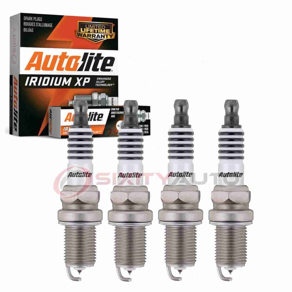 4 pc Autolite Iridium XP Spark Plugs for 1995-2009 Kia Sportage 2.0L L4 xh