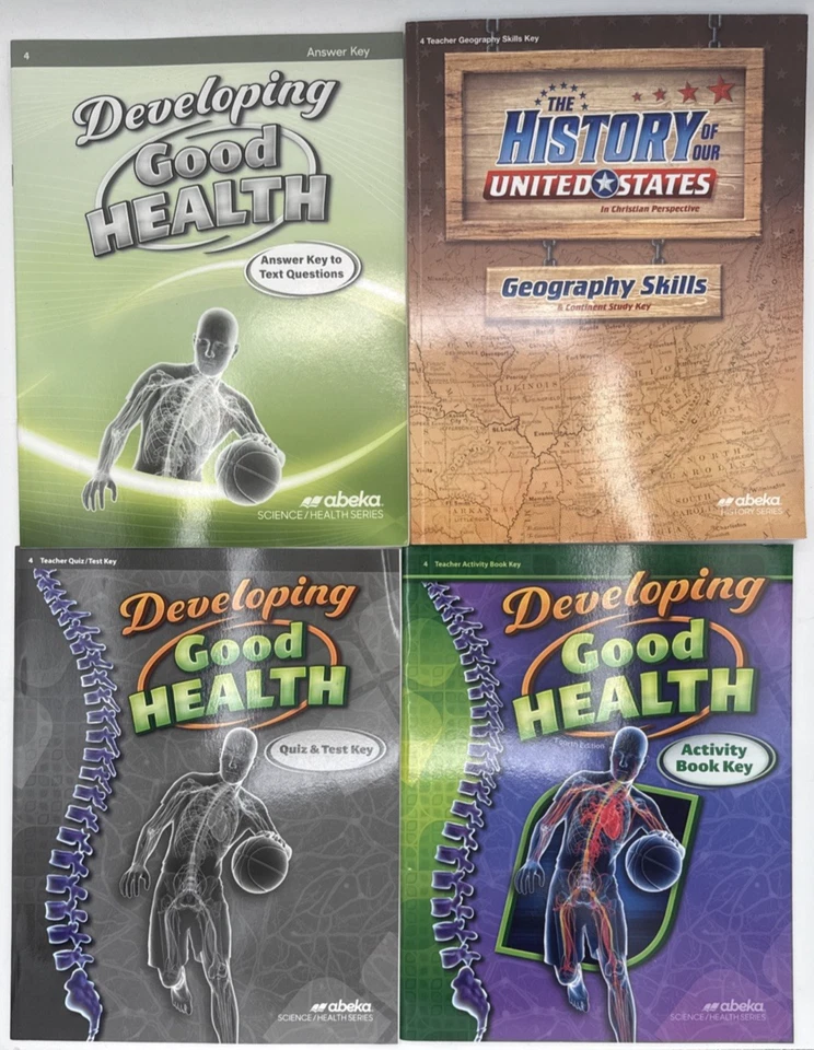 Lot of 8 Abeka, History, Health & Science, Paperback Book, B187 - Image 3 of 4