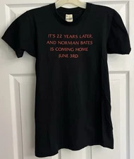 VTG 1983 Screen Stars Psycho 2 II Movie Promo T Shirt Size Small.Single Stitch