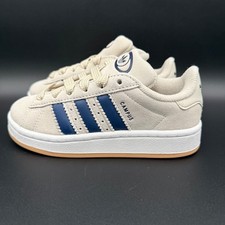 Adidas Campus 00s C Kids Sneakers Originals ALUMIN DARK BLUE GUM Shoes JQ0974New