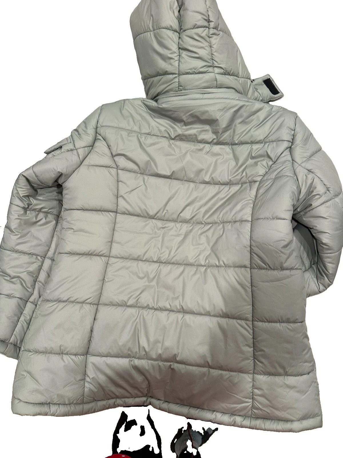 Helios The Heated Coat Men’s Heated Hooded Puffer Jacket Gray Size M Mid-Length image 7