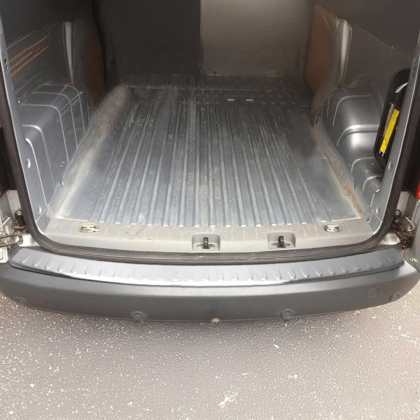 Ladekantenschutz StoßStange FüR VW Caddy III 2003-15 Pre-Fl Edelstahl GebüRstet-image