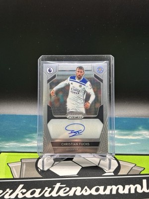 2019 PANINI PRIZM Premier League Soccer Base Autograph Card Fuchs Leicester