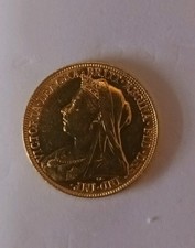 Gold Sovereign, 1898 Queen Victoria Jubilee Head