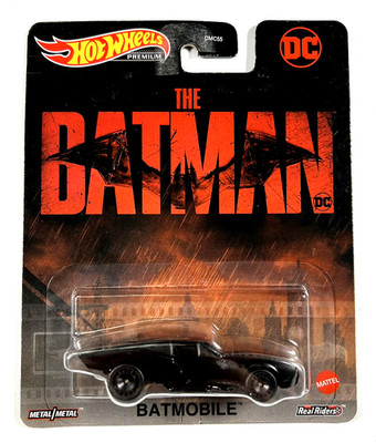 Hot Wheels Premium The Batman Batmobile DC Real Riders Die-cast Car