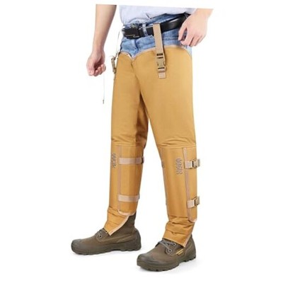 Snake Guard Chaps: Snake Chaps for Men & Women Offer Snake Bite Khaki