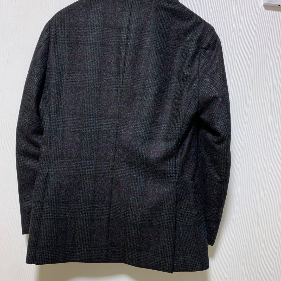 RING JACKET Brown Wool 100% Checked Pattern Suit … - image 6