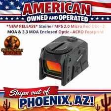 Steiner MPS 2.0 Micro Red Dot - 2 MOA & 3.3 MOA Enclosed Optic - ACRO Footprint