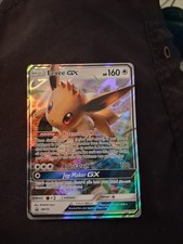 Pokemon Eevee GX SM175 Sole e Luna Stella Nera Promo Holo Card. Nuovo con scatola 