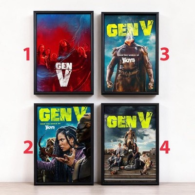 Gen V The Boys Series Superhero TV Show Poster Wall Art Print
