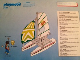 LOT PLAYMOBIL 3084 CLASSROOM 3183 CATAMARAN 3234 LADY 3416 PLAYGROUND LEGO 5475