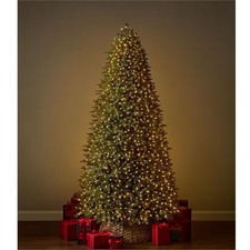 Home Accents Holiday 9 ft Noble Fir LED Pre-Lit Christmas Tree