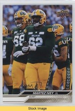 2024 Upper Deck CFL Gold Martez Ivey #42 READ 0wr