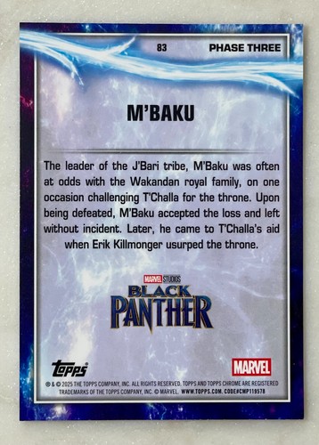 2025 Topps Marvel Studios Chrome Pick Your Own Card And Complete Your Set #1-200 - 第 97/241 張圖片