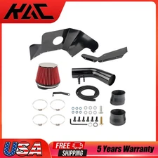 Cold Air Intake Kit +Heat Shield Pipe Power Flow Hose For 2015-2017 Ford Mustang