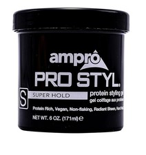 AmPro Pro Style Protein Styling Gel 6oz Strengthens Non-Flaking Vegan Flexible