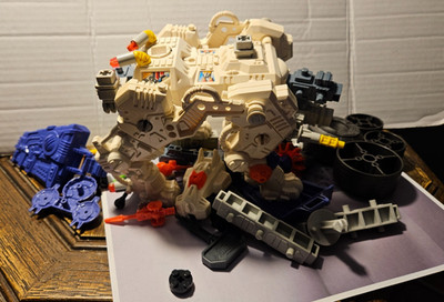 Mech Mac Space Lion 1990s Radio Shack Multimac Mechanical Action Robot Toy
