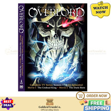 Anime DVD Overlord Season 1-4  2 Movies Japanese English Dub Free Ship Region 0