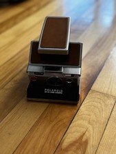 Polaroid SX-70 Land Camera W/ Leather Hard Case Untested