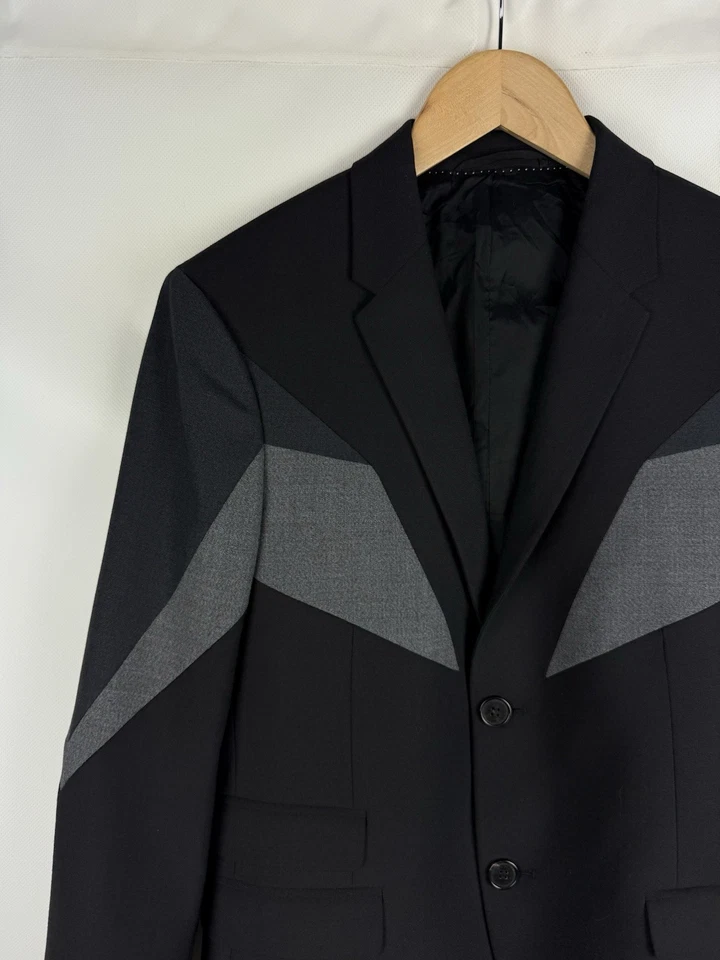 Neil Barrett Men’s Wool Blazer Jacket Size US 36 / EU 46 Slim Fit - Image 4 of 4