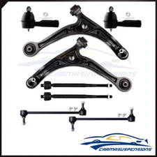 Fits 2002-2004 Honda Odssey 8 Set Lower Control Arm Inner Outer Tie Rod Sway Bar