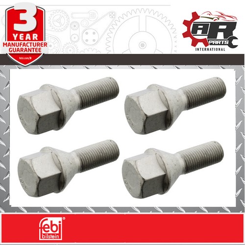 Febi Wheel Bolt M12x1.25 x 52mm fits Citroen C3, Saxo, Peugeot 206