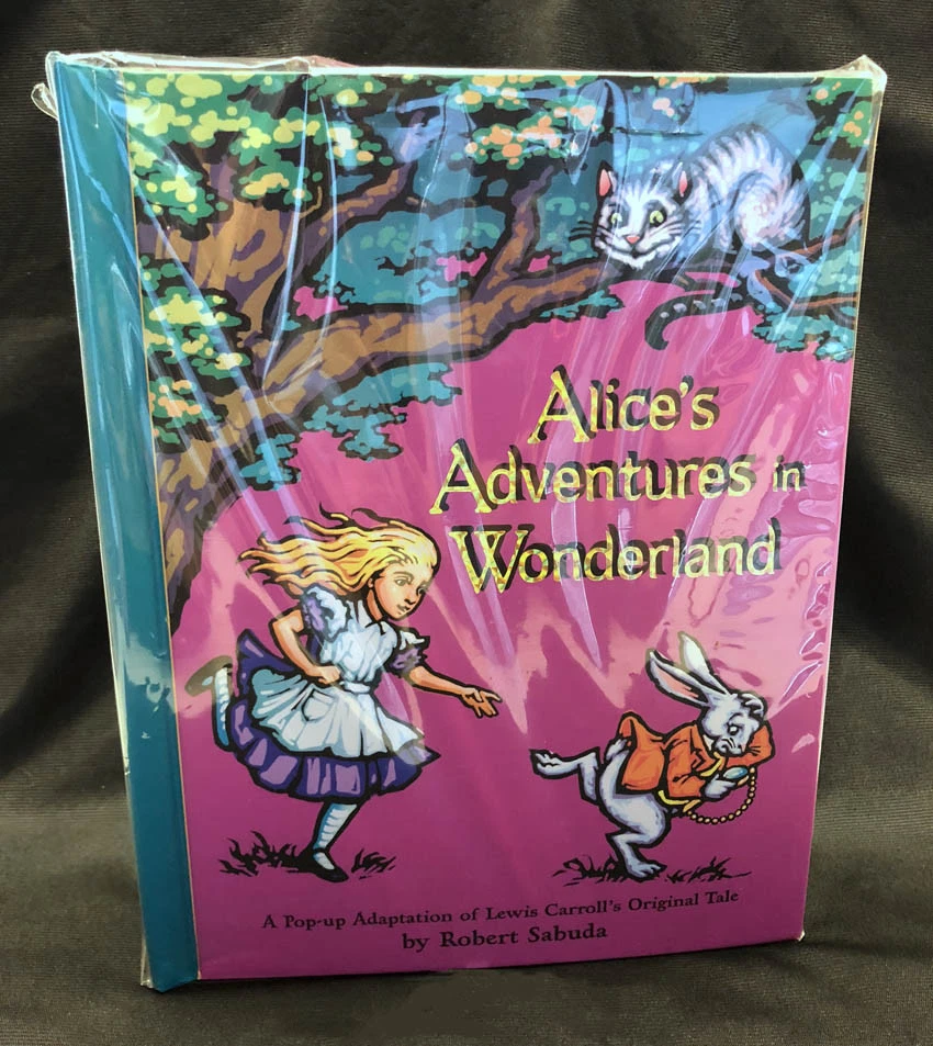 Robert Sabuda SIGNED AUTOGRAPHED Alice's Adventures in Wonderland HC Pop-Up NEW - Image 3 of 3