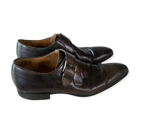 Magnanni Single Monk Strap Men's Plain 