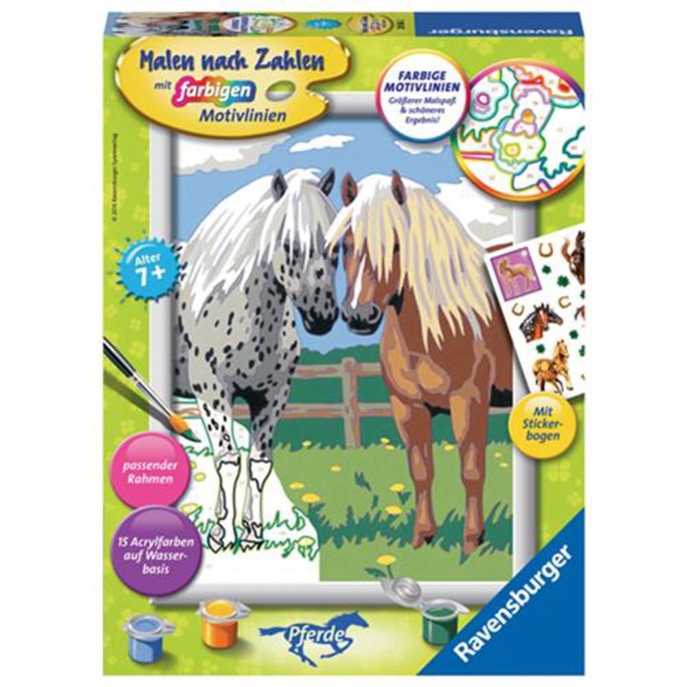 Ravensburger 28566 - Наклейка Глюклихе Пферде Мальсет которая была сделана на заказ 4090₽